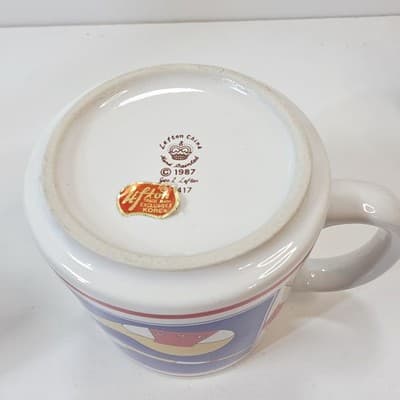 Vintage Lefton 1987 Golf Club Course Umbrella Graphic Coffee Tea Mug Cup - Thumbnail 6