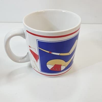 Vintage Lefton 1987 Golf Club Course Umbrella Graphic Coffee Tea Mug Cup - Thumbnail 2