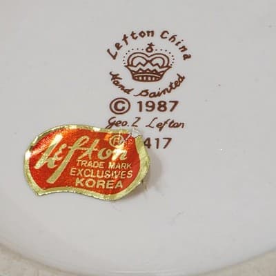 Vintage Lefton 1987 Golf Club Course Umbrella Graphic Coffee Tea Mug Cup - Thumbnail 7