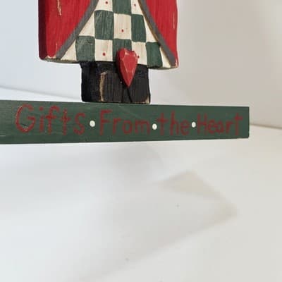 Folk Art Santa Wooden Christmas Decor Midwest Cannon Falls Ilona Steelhammer - Thumbnail 2