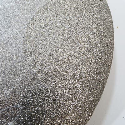 Set of 4 Akcam Turkish Glass Salad Plate Set Holiday Gold Sparkle Glitter 8" - Thumbnail 7
