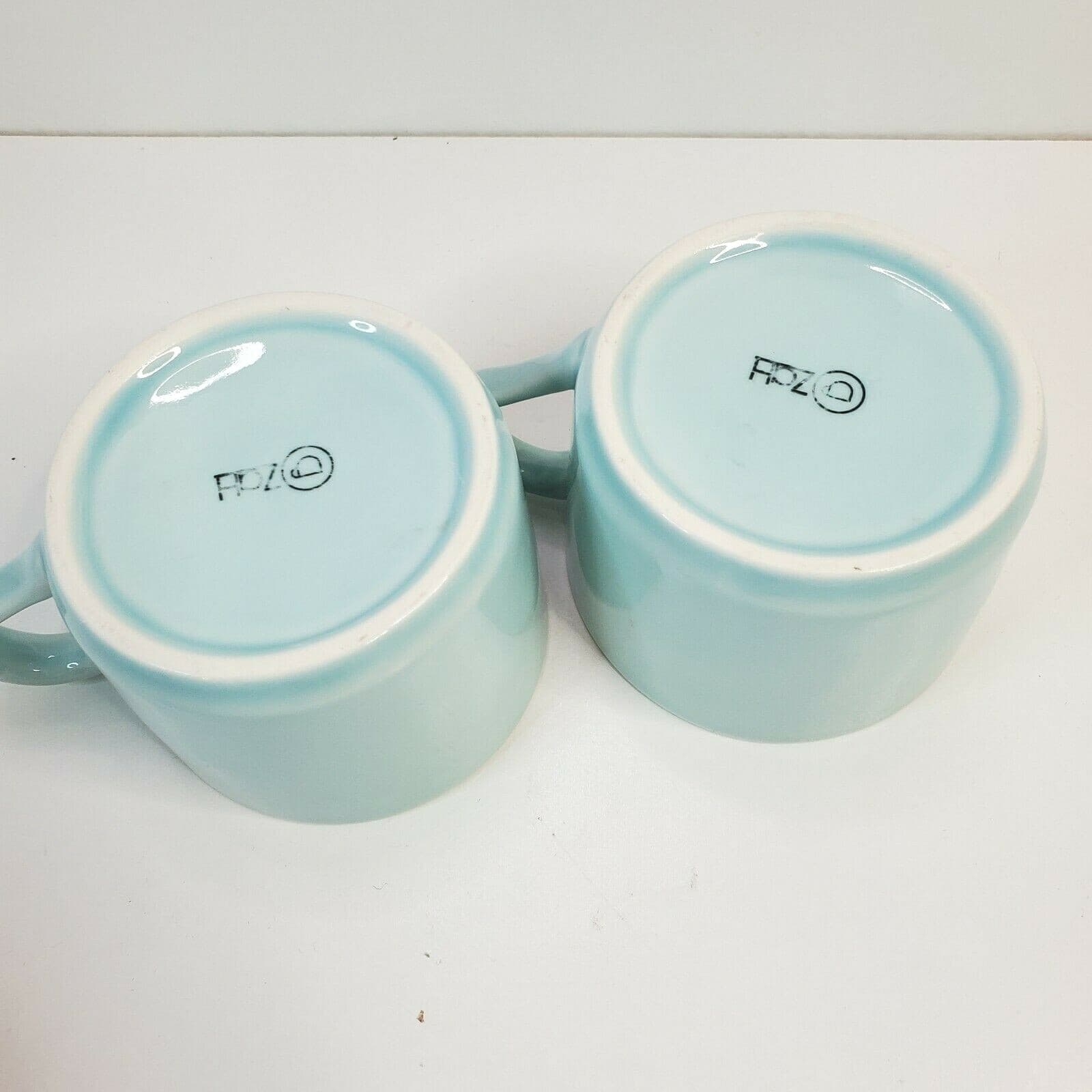ZaH 3D Kitty Cat Surprise Inside Short Ceramic Coffee Mug Tea Cup Aqua Blue 8 Oz - Thumbnail 6