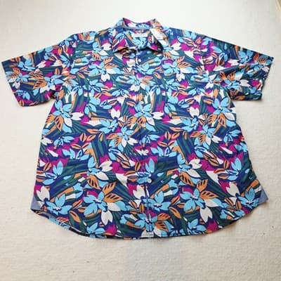 Tommy Bahama Tortola Fuego Bay Floral Men's Shirt Size XL NWT (MSRP $128.00)