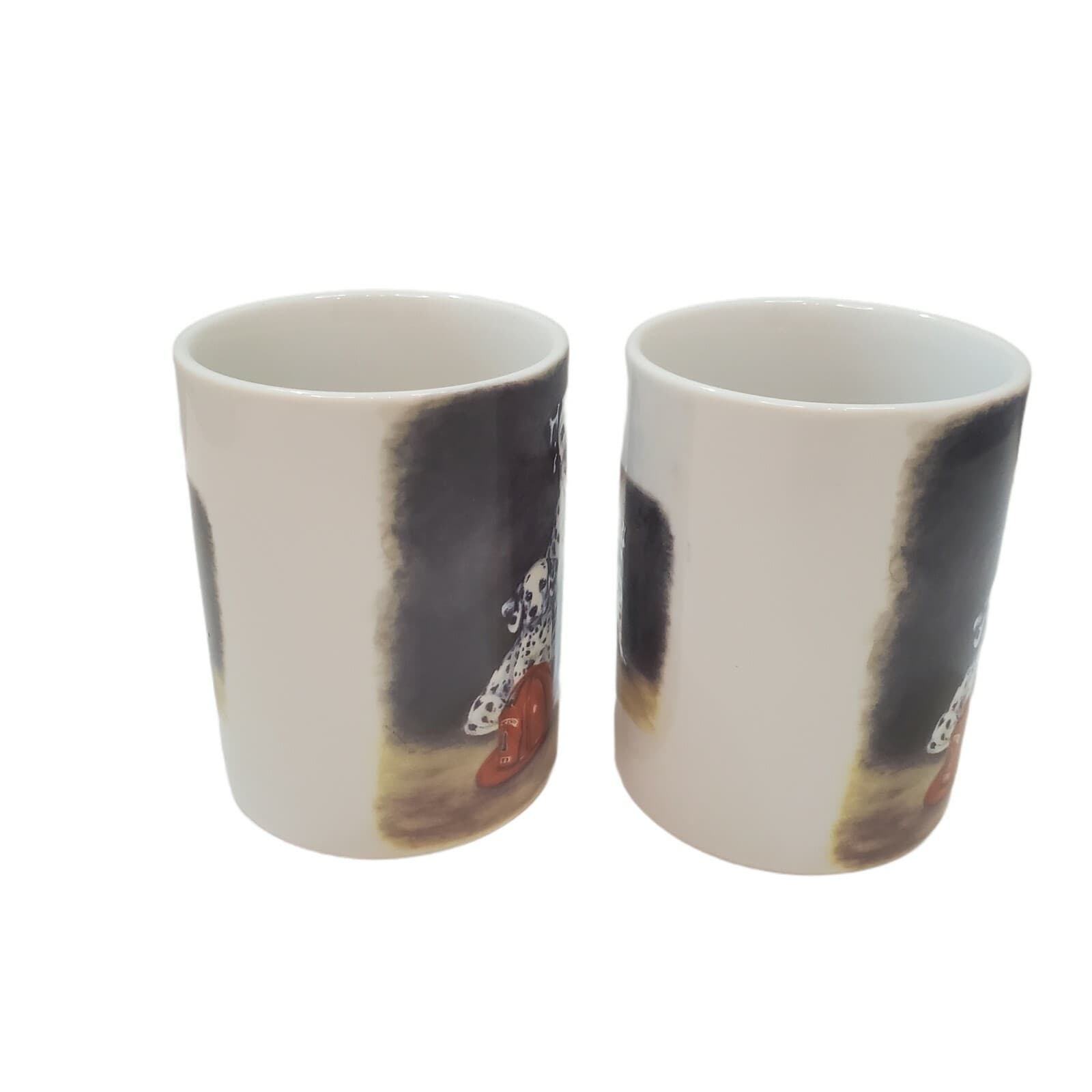 Otagiri Dalmation Firehouse Linda Picken Design Coffee Tea Cups Mugs Japan Dogs - Thumbnail 4