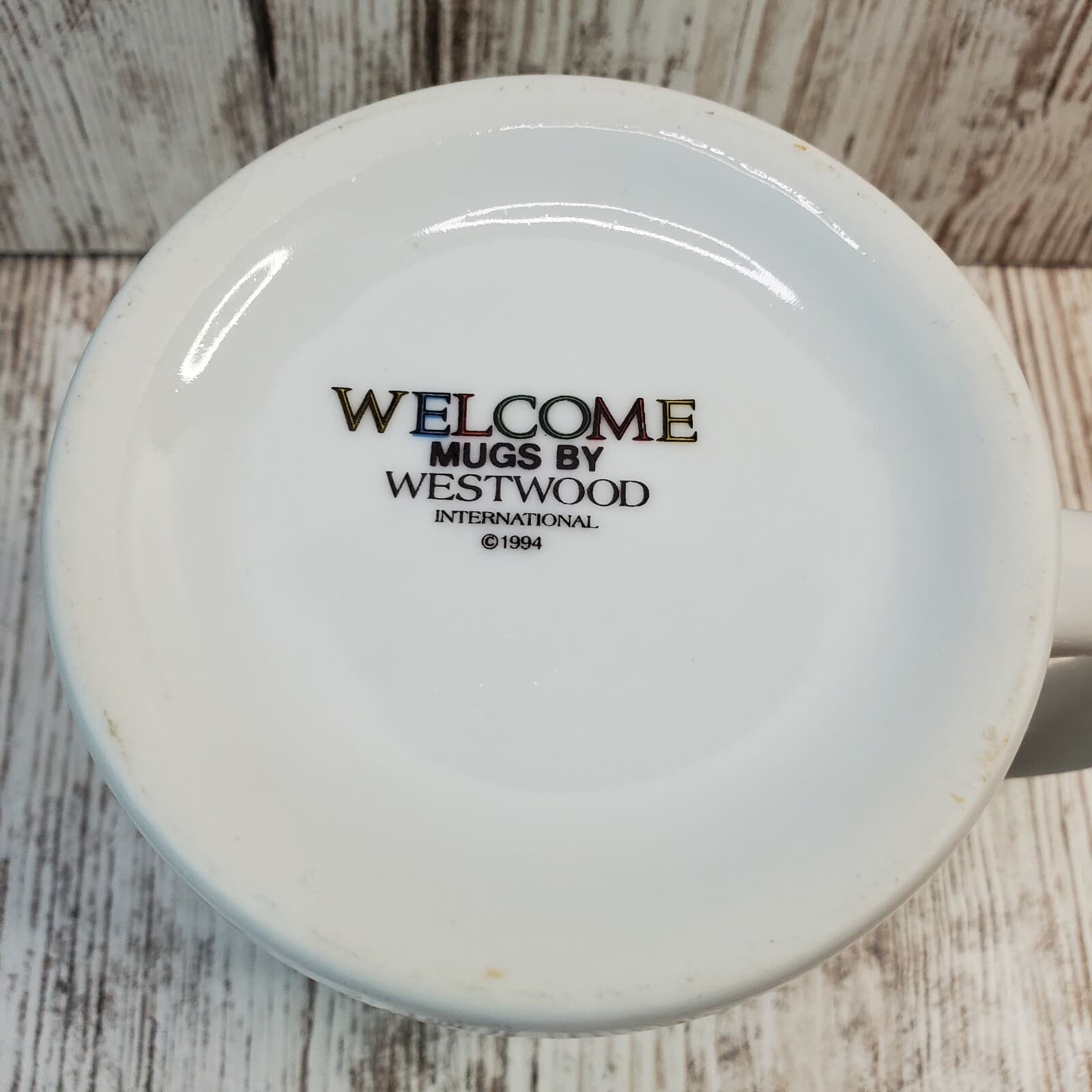 Vtg 1994 Welcome Mugs by Westwood International Anthropomorphic Sun Coffee Mug - Thumbnail 6