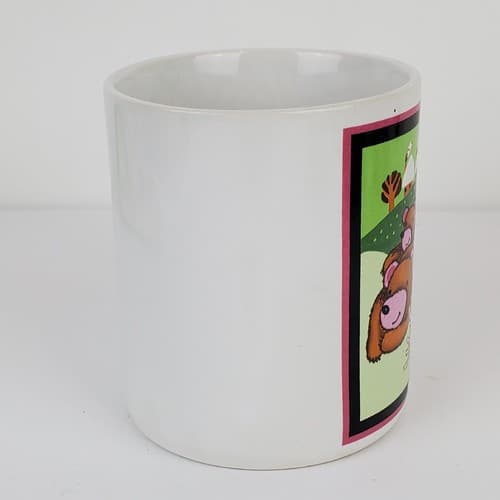 Vintage Japan Teddy Bears Family Winter Snow Owl Coffee Tea Mug Cup - Thumbnail 3