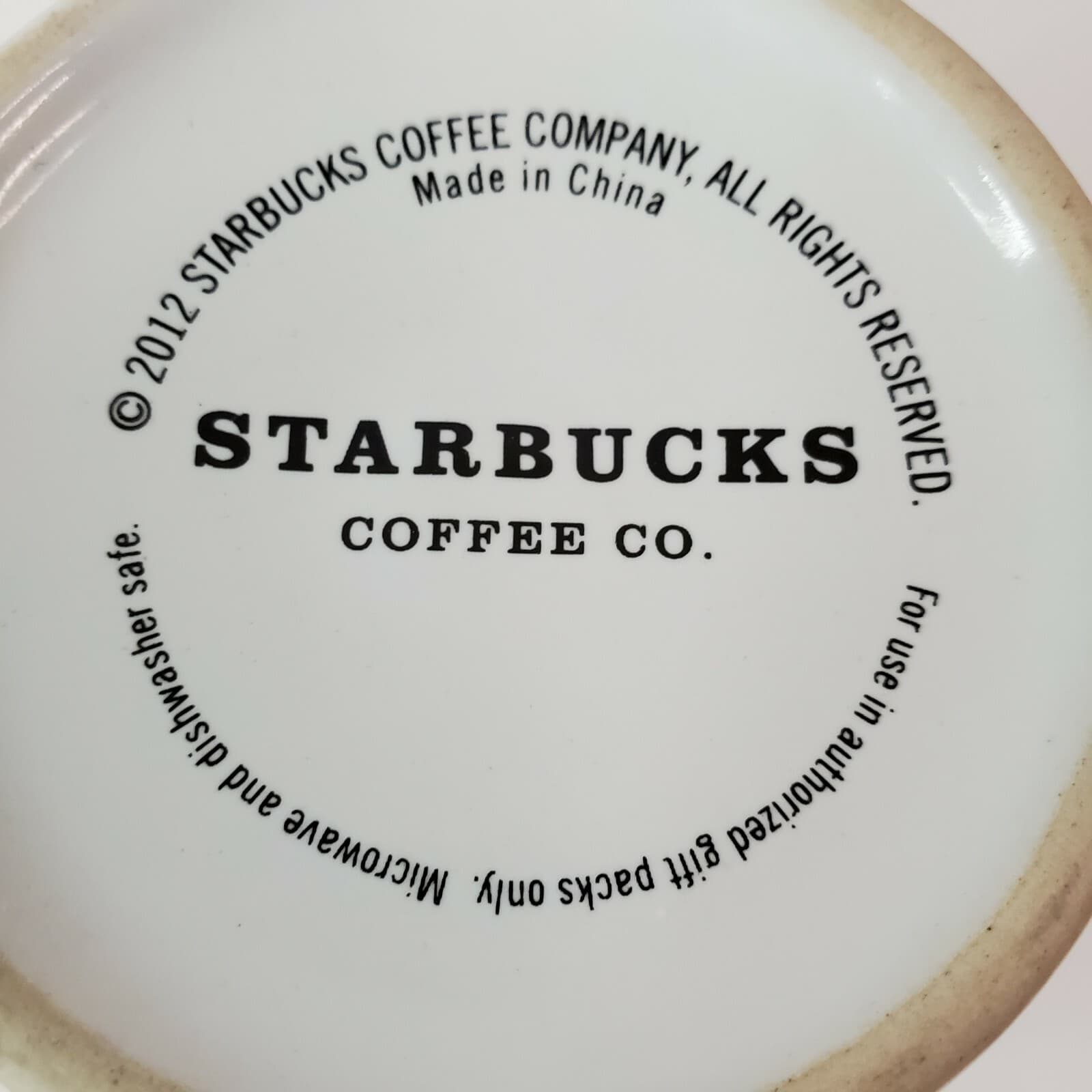 Starbucks Song Bird Music Notes White Red Coffee Tea Mug Cup 2012 - Thumbnail 7