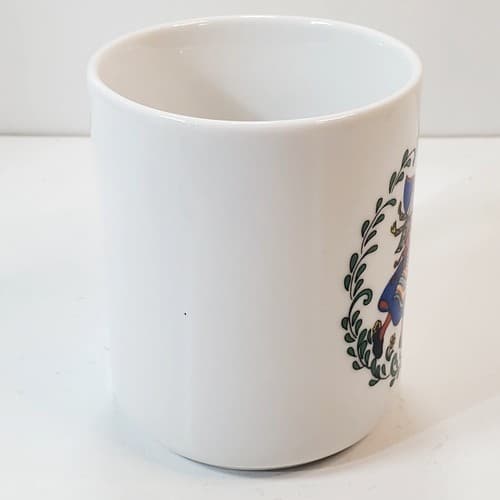 Vintage Bergquist Imports Swedish Dancers Ceramic Coffee Tea Mug Cup USA - Thumbnail 2