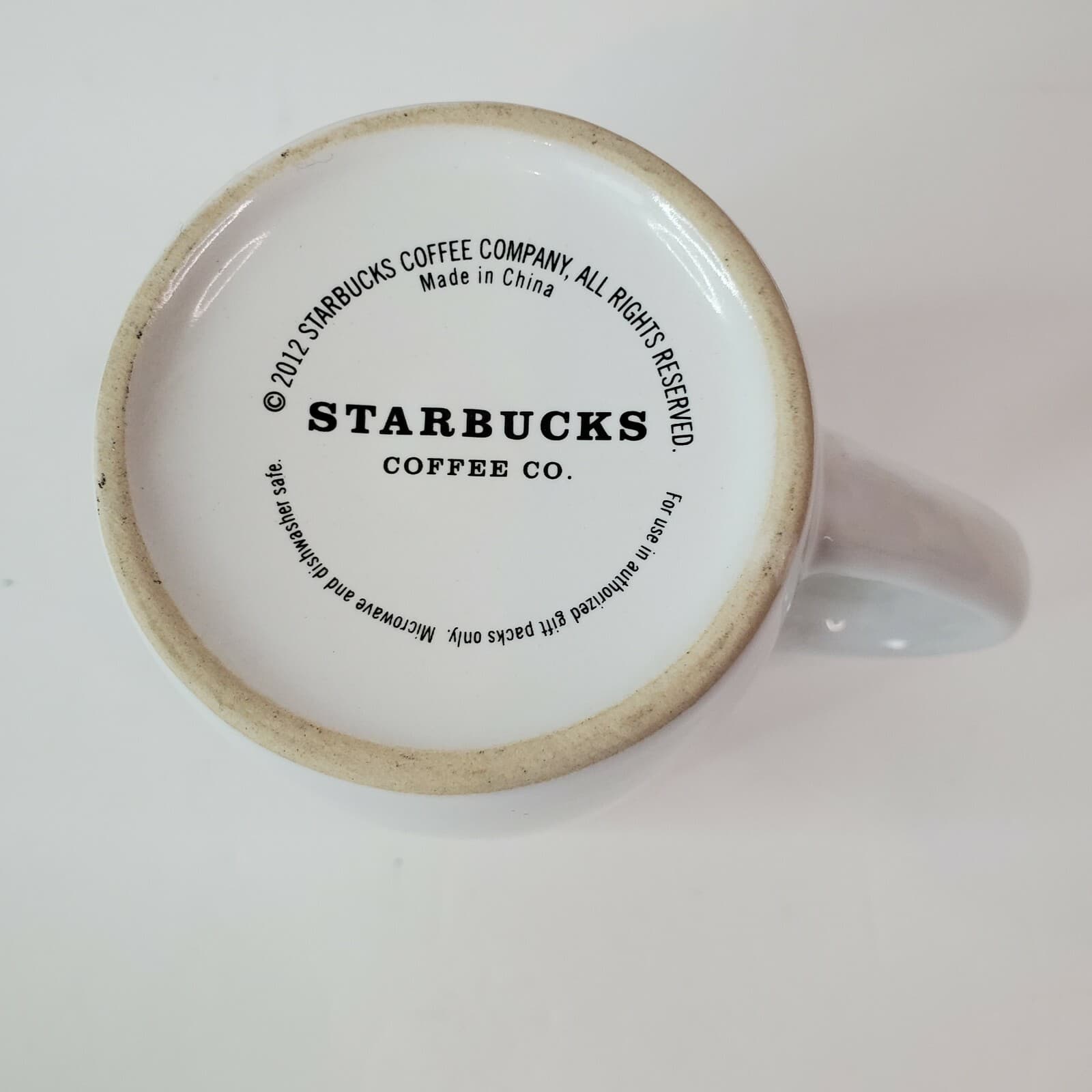 Starbucks Song Bird Music Notes White Red Coffee Tea Mug Cup 2012 - Thumbnail 6