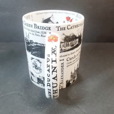 Magni Ducatus Lithuania Souvenir Coffee Mug Various Attractions All Over Print - Thumbnail 5