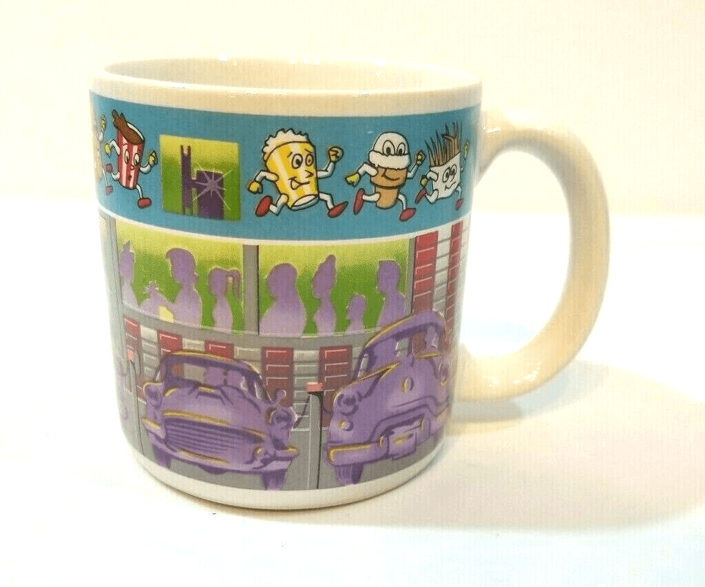 Vintage 1988 Snack Time at the Drive In Standing Ovations Coffee Mug Cup - Thumbnail 2