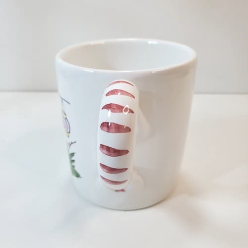 Vintage Made in Italy for Gumps Ceramic Oriental Design Coffee Tea Mug Cup - Thumbnail 5