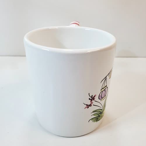 Vintage Made in Italy for Gumps Ceramic Oriental Design Coffee Tea Mug Cup - Thumbnail 3