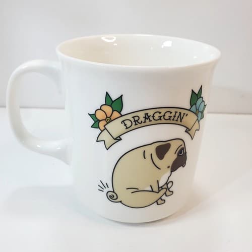Fred Muggin Out 2004 Draggin Pug Life Dog Coffee Tea Mug Cup - Thumbnail 4