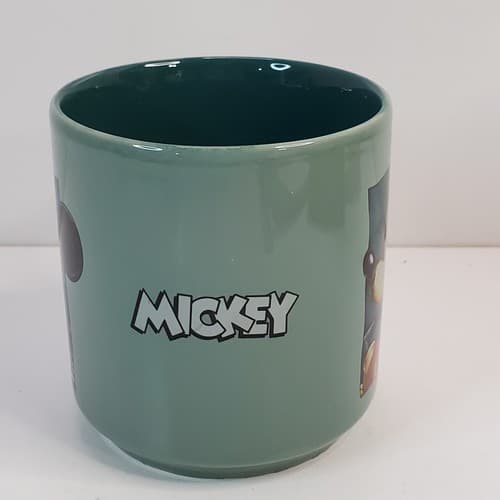 Disney Store Mickey Mouse Coffee Tea Cocoa Mug Cup 2-Tone Green - Thumbnail 2