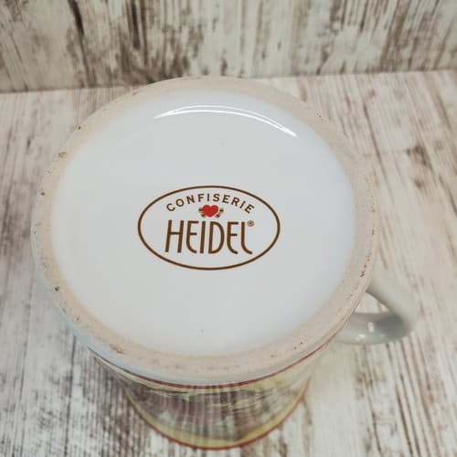 Vintage Heidel Confiserie Merry Christmas Santa Angel Coffee Tea Mug Cup Holiday - Thumbnail 6