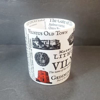 Magni Ducatus Lithuania Souvenir Coffee Mug Various Attractions All Over Print - Thumbnail 3