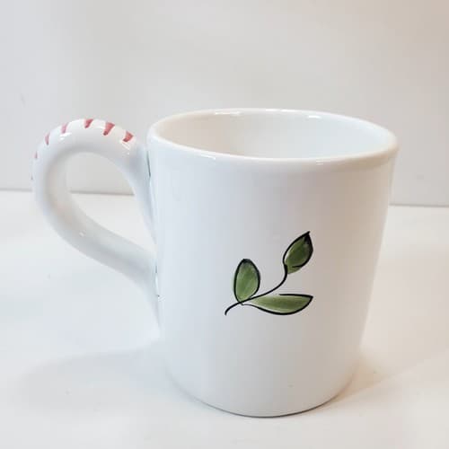 Vintage Made in Italy for Gumps Ceramic Oriental Design Coffee Tea Mug Cup - Thumbnail 4