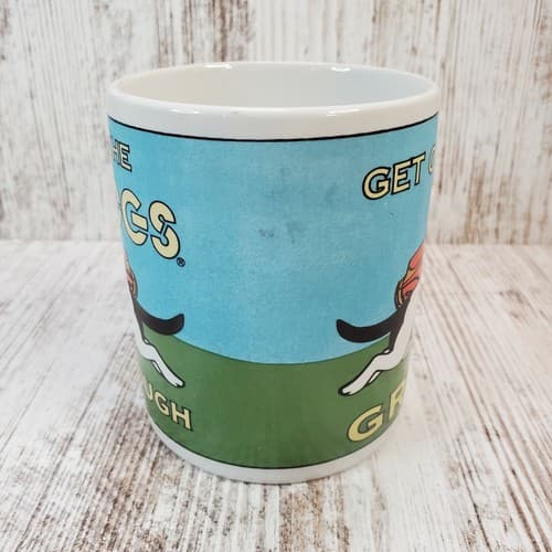 1996 Big Dogs Get Off The Green or Let The Big Dogs Play Through Golf Coffee Mug - Thumbnail 2