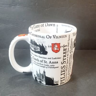 Magni Ducatus Lithuania Souvenir Coffee Mug Various Attractions All Over Print - Thumbnail 4