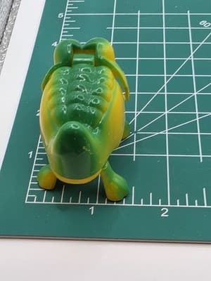 Vintage Wind-Up Plastic Walking Alligator Crocodile Toy Works VIDEO - Thumbnail 9