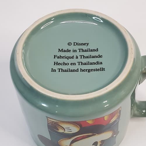 Disney Store Mickey Mouse Coffee Tea Cocoa Mug Cup 2-Tone Green - Thumbnail 6
