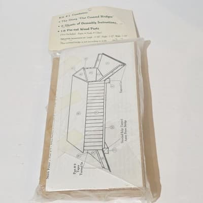 Old Timey Toys Pennsylvania Covered Bridge Kit Models Kit Suitable O/S Gauge NOS - Thumbnail 4