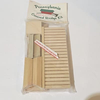 Old Timey Toys Pennsylvania Covered Bridge Kit Models Kit Suitable O/S Gauge NOS