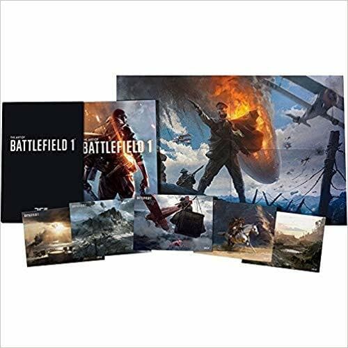 The Art of Battlefield 1 Collector's Edition Art Book Poster Postcards NEW
