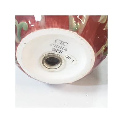 Vintage CIC Ceramic Christmas Ball Ornaments Salt and Pepper Shakers - Thumbnail 8