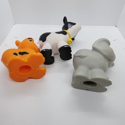 Lot of 7 Fisher Price Little People Zoo & Farm Animals Lion Cow Pig Tiger Sheep - Thumbnail 11