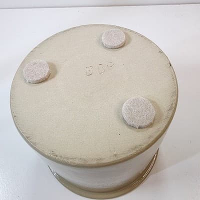 Beaumont Brothers Pottery BBP Crock Planter Pot Floral Leaf Design Salt Glazed - Thumbnail 6