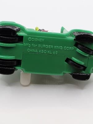 Vintage Disney Burger King Kids Club Green Goofy Car Plastic Wind Up Toy VIDEO - Thumbnail 6