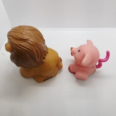 Lot of 7 Fisher Price Little People Zoo & Farm Animals Lion Cow Pig Tiger Sheep - Thumbnail 18