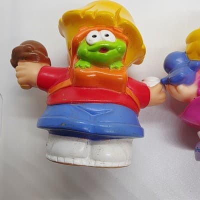 Mattel Fisher Price Little People Figures Lot of 5 PVC Boy Girl Clown 2007, 2003 - Thumbnail 11