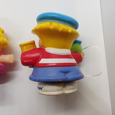 Mattel Fisher Price Little People Figures Lot of 5 PVC Boy Girl Clown 2007, 2003 - Thumbnail 9