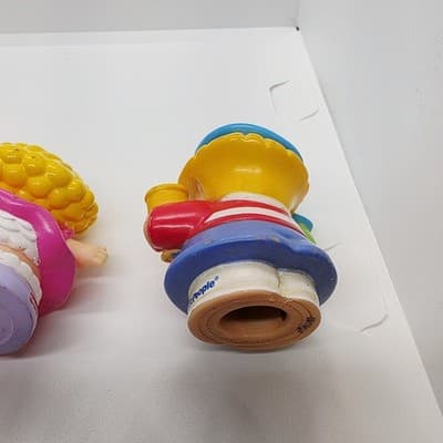 Mattel Fisher Price Little People Figures Lot of 5 PVC Boy Girl Clown 2007, 2003 - Thumbnail 12