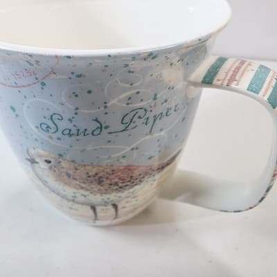 Cape Shore Harbor Coffee Tea Mug Birds St Simon Maine Beach Seaside Souvenir - Thumbnail 7