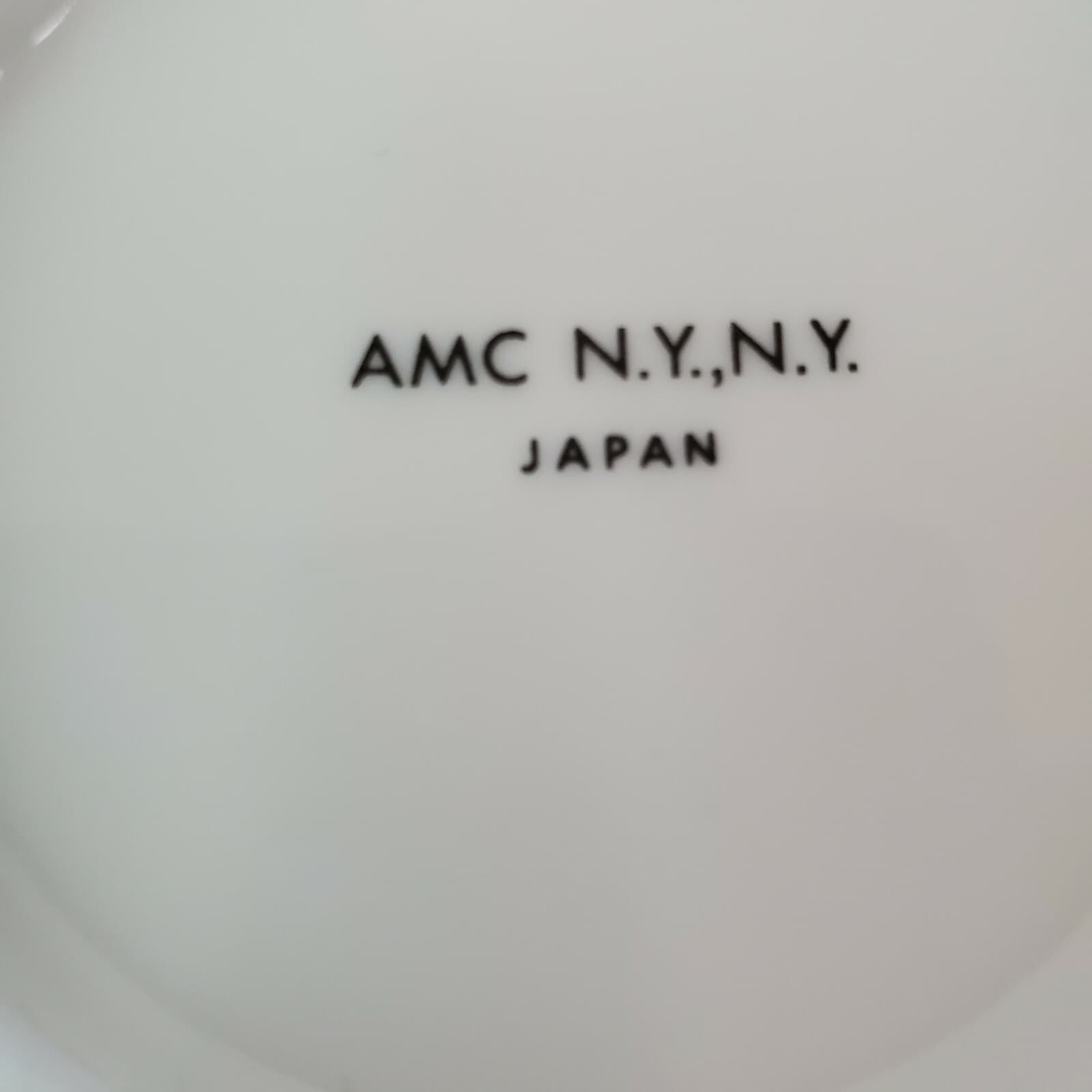 AMC N.Y N.Y Fruits Ribbons Holly Pear Apple Christmas Mugs Cups Gold Trim Set 4 - Thumbnail 7