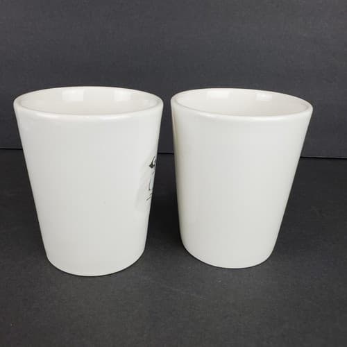 Williams Sonoma Simplistic Snowman 10 oz Mugs Coffee Tea Cocoa Set of 2 Holiday - Thumbnail 6