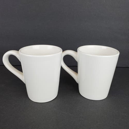 Williams Sonoma Simplistic Snowman 10 oz Mugs Coffee Tea Cocoa Set of 2 Holiday - Thumbnail 7
