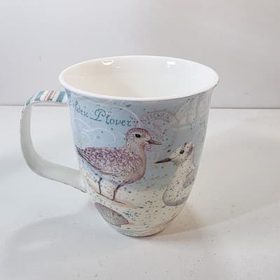 Cape Shore Harbor Coffee Tea Mug Birds St Simon Maine Beach Seaside Souvenir - Thumbnail 4