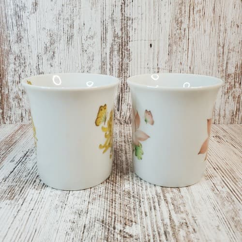 Vintage Takahashi Coffee Tea Mugs Cups Floral Medley San Francisco Japan Set 2 - Thumbnail 8