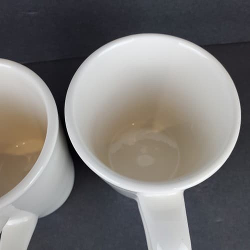 2 Williams Sonoma Simplistic Snowwomen 10 oz Mugs Coffee Tea Cocoa Holiday - Thumbnail 8
