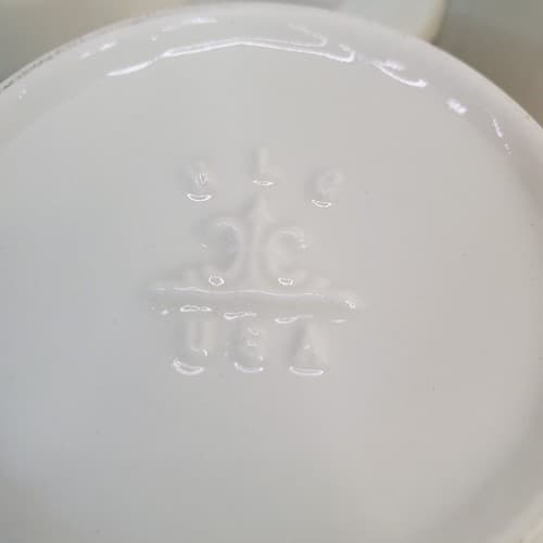 3 Homer Laughlin Seville U.S.A. Stackable Golf Country Club Coffee Tea Cups Mugs - Thumbnail 9
