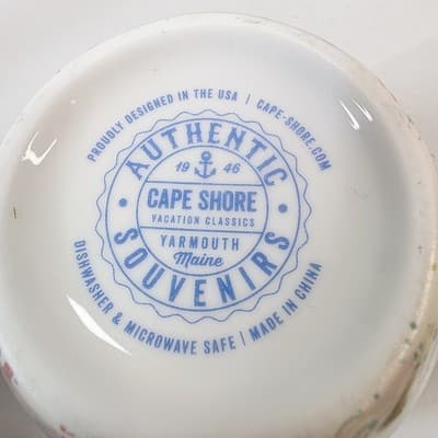 Cape Shore Harbor Coffee Tea Mug Birds St Simon Maine Beach Seaside Souvenir - Thumbnail 10