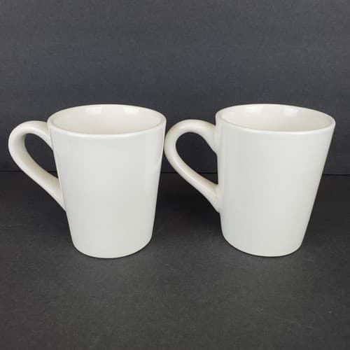 2 Williams Sonoma Simplistic Snowwomen 10 oz Mugs Coffee Tea Cocoa Holiday - Thumbnail 5