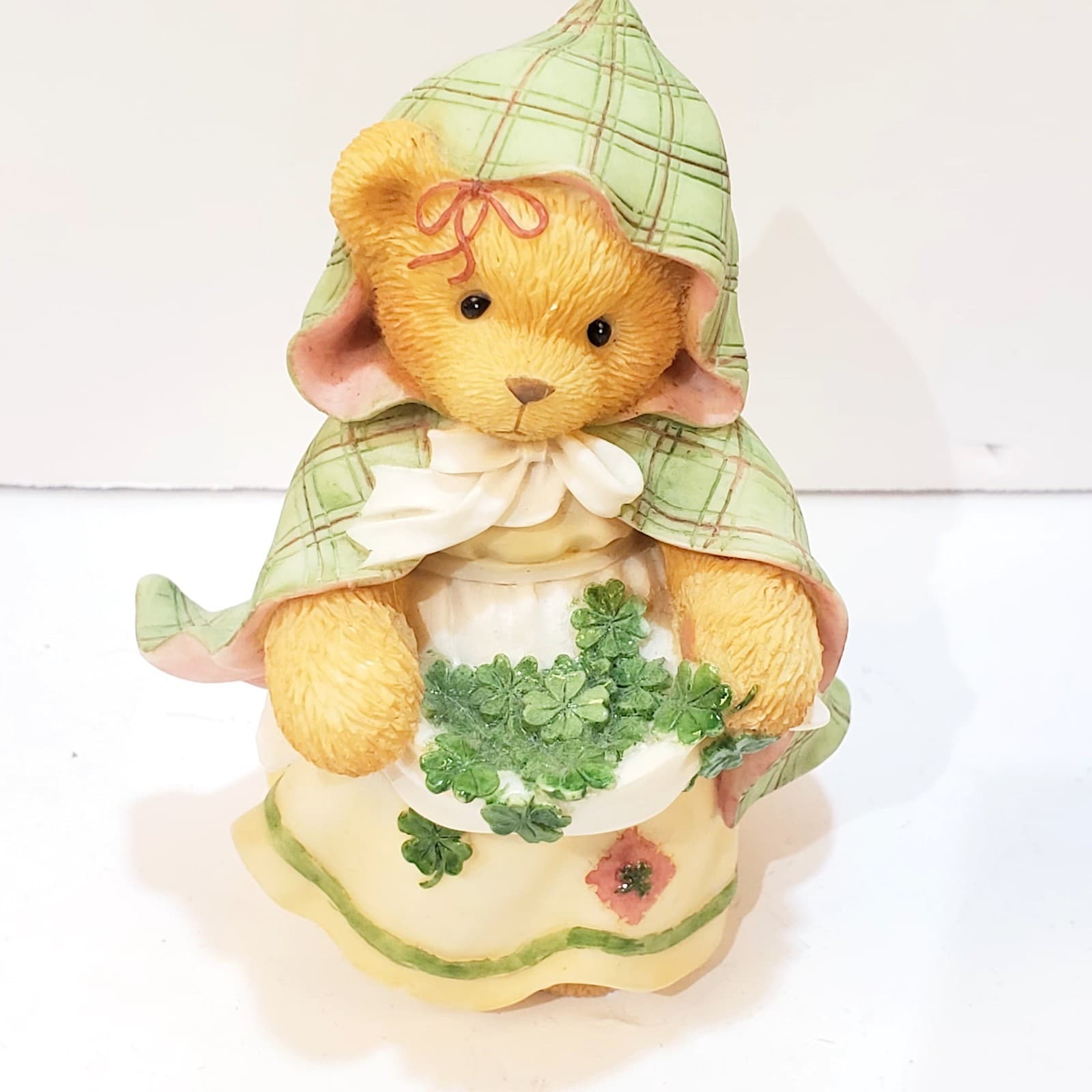 Vintage 1998 Cherished Teddies COLLEEN Luck of The Irish Figurine #373966