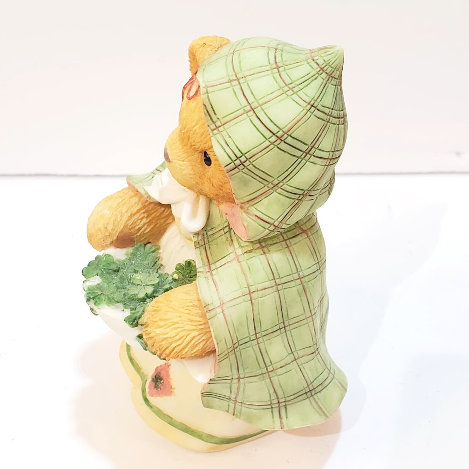 Vintage 1998 Cherished Teddies COLLEEN Luck of The Irish Figurine #373966 - Thumbnail 4