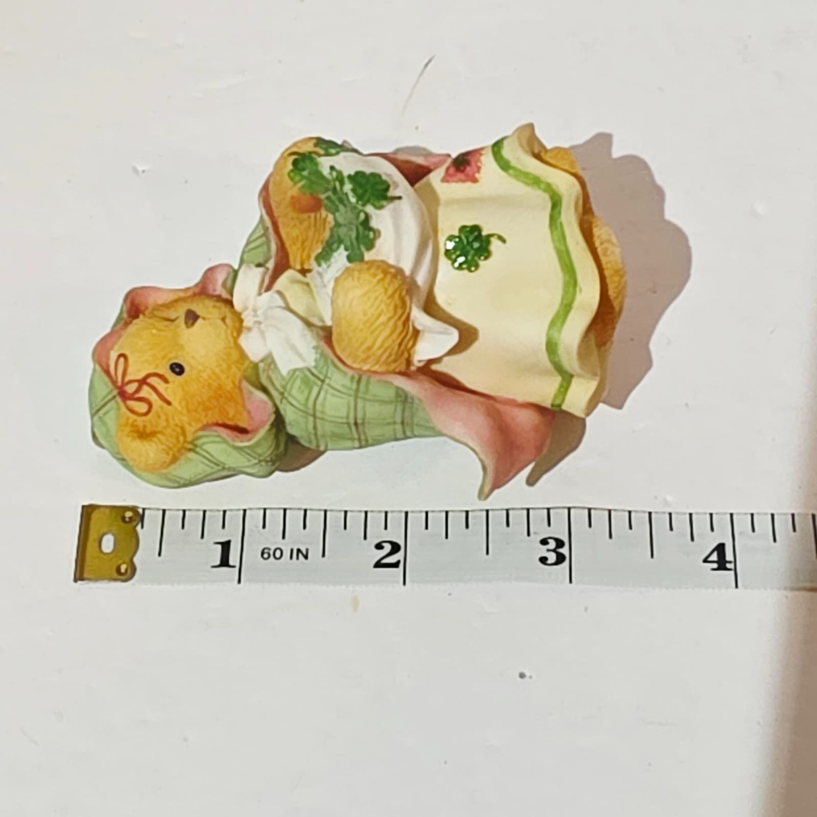 Vintage 1998 Cherished Teddies COLLEEN Luck of The Irish Figurine #373966 - Thumbnail 7